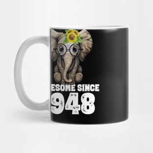 Awesome since 1949 71 Years Old Bday Gift 71th Birthday Mug